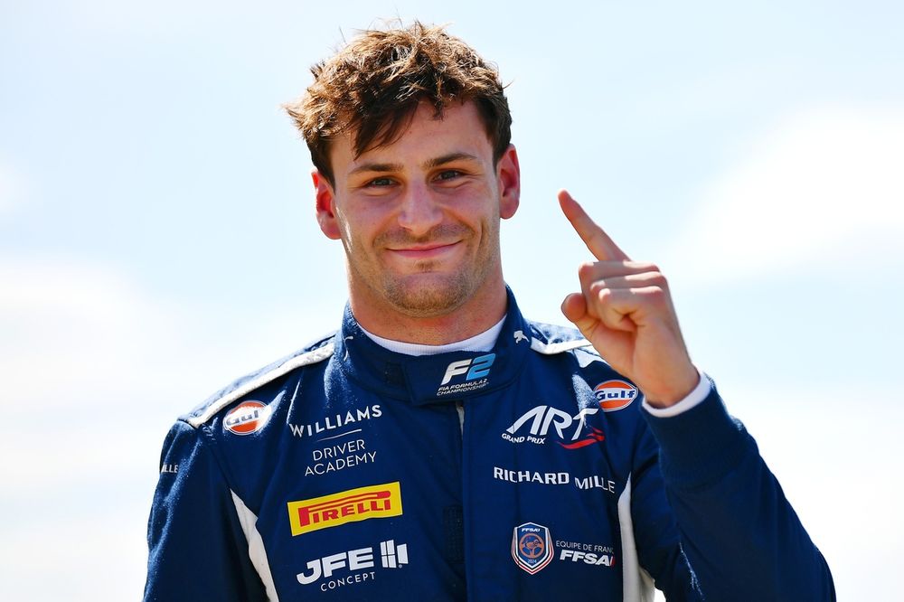 Pole sitter Victor Martins, ART Grand Prix