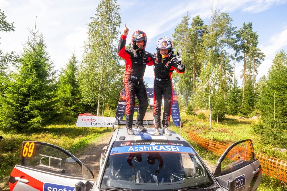 Победители Калле Рованперя, Йонне Халттунен, Toyota Gazoo Racing WRT TOYOTA Gr Yaris Rally1