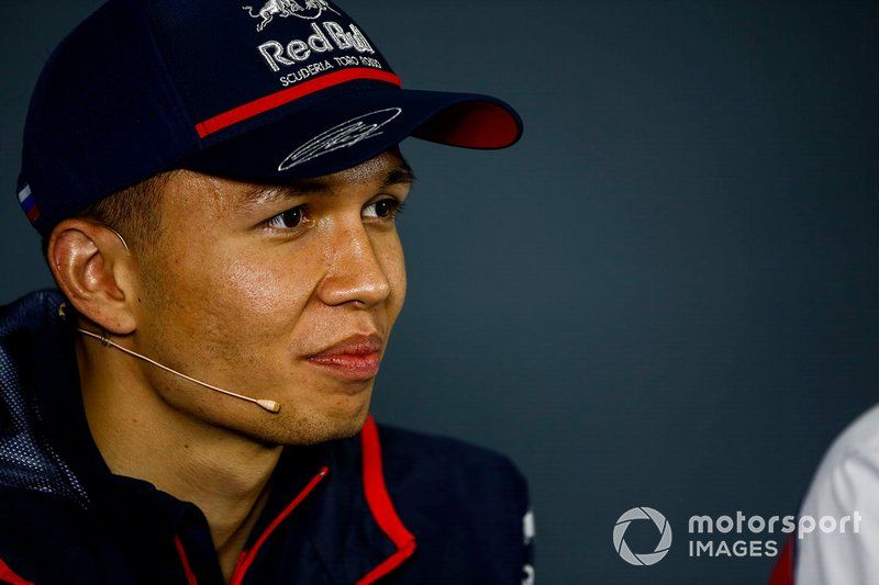 Alexander Albon, Toro Rosso in persconferentie