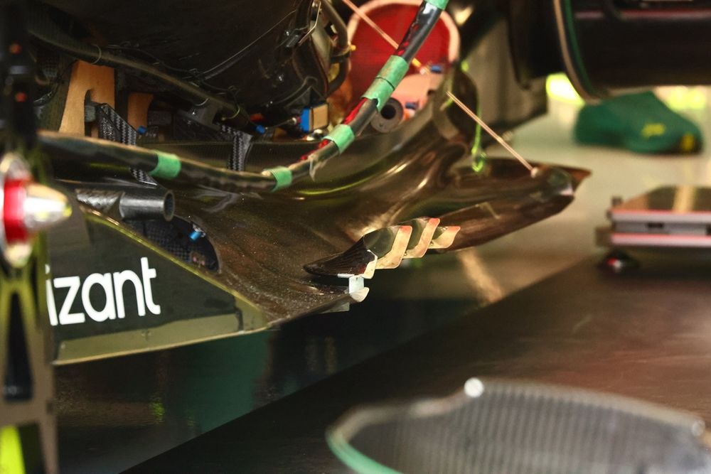 Aston Martin AMR25: ecco il fondo che aveva fatto il suo debutto a Silverstone