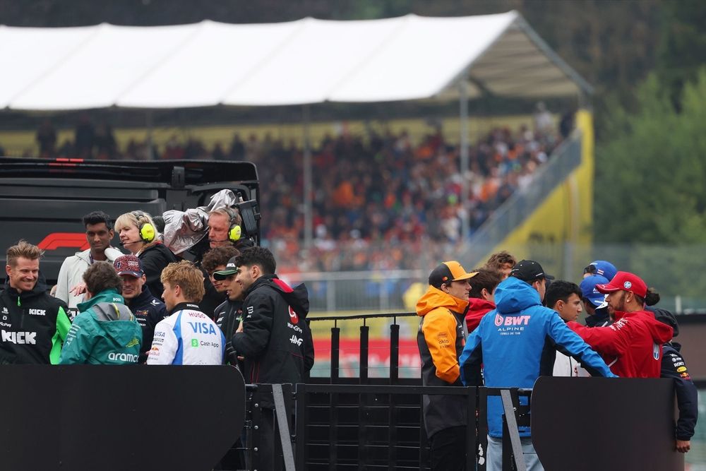 El desfile de pilotos