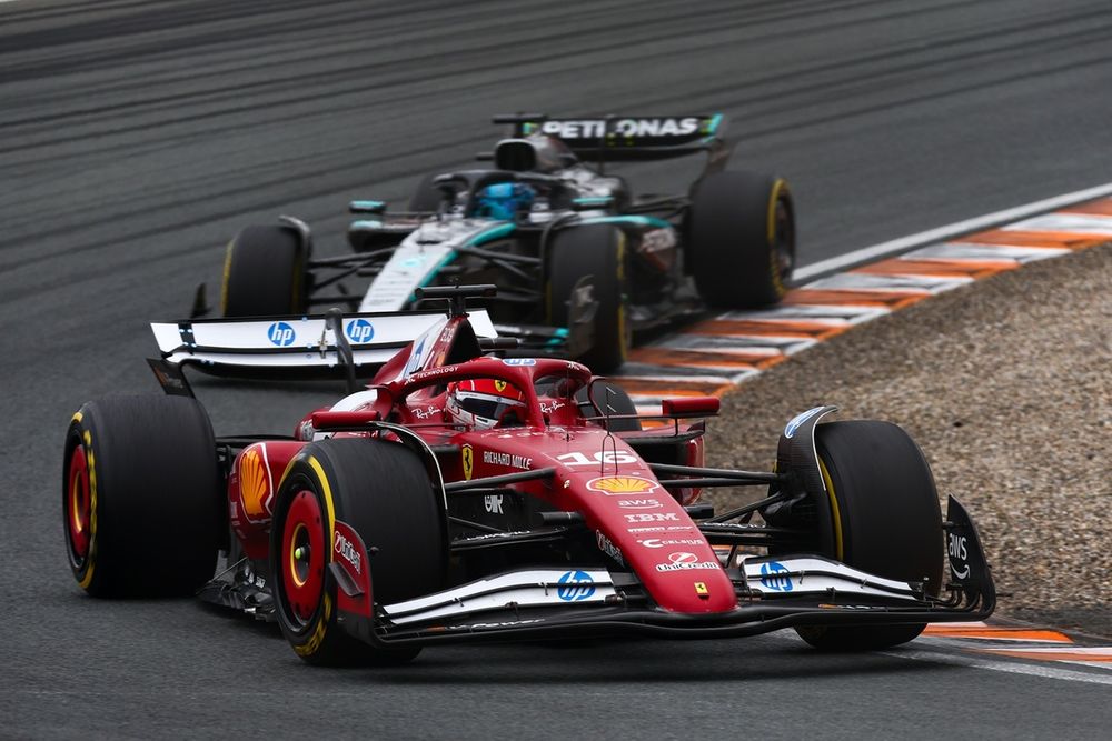 Het incident tussen Leclerc en Russell bleef onbestraft.