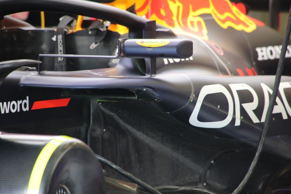 Dettaglio della pance della Red Bull RB21