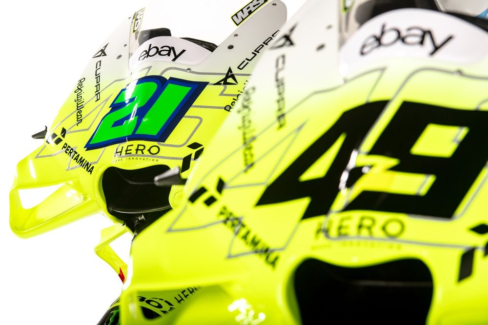 La moto del VR46 Racing Team para 2025