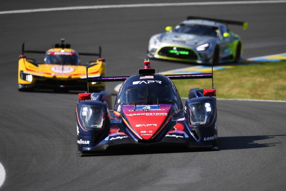 #4 Crowdstrike Racing by APR Oreca 07 Gibson: George Kurtz, Alexander Quinn, Laurin Heinrich