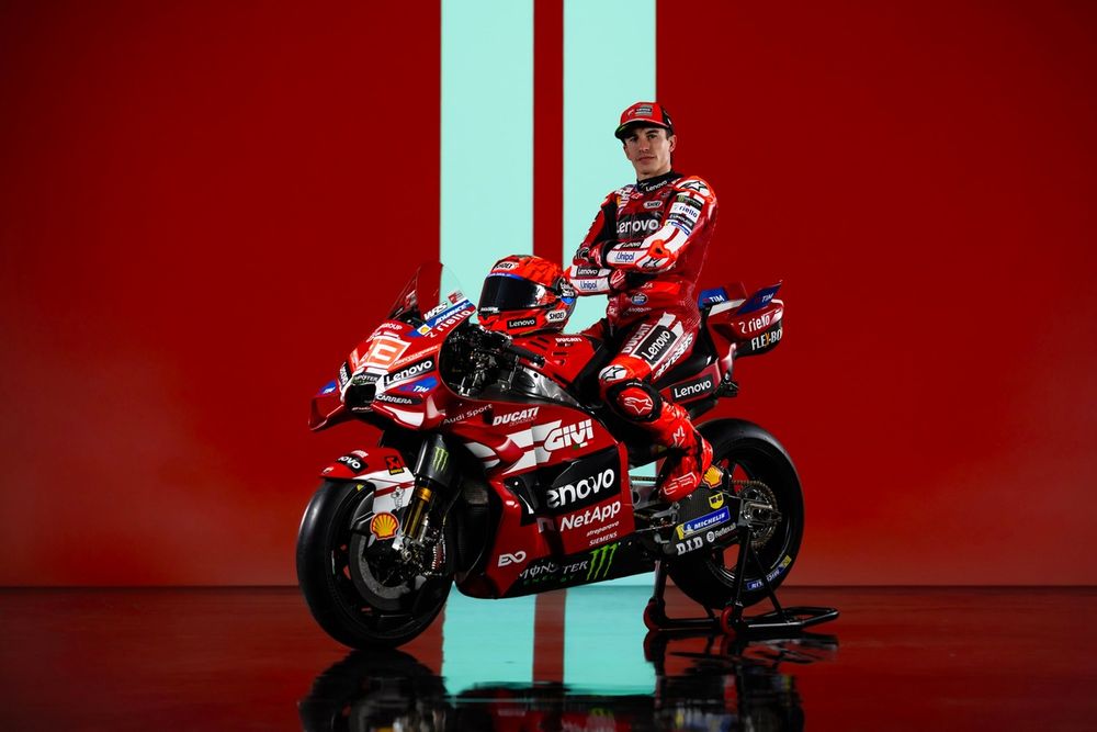 Ducati presenta la moto del centenario con la que Márquez buscará ganar su 10ª corona