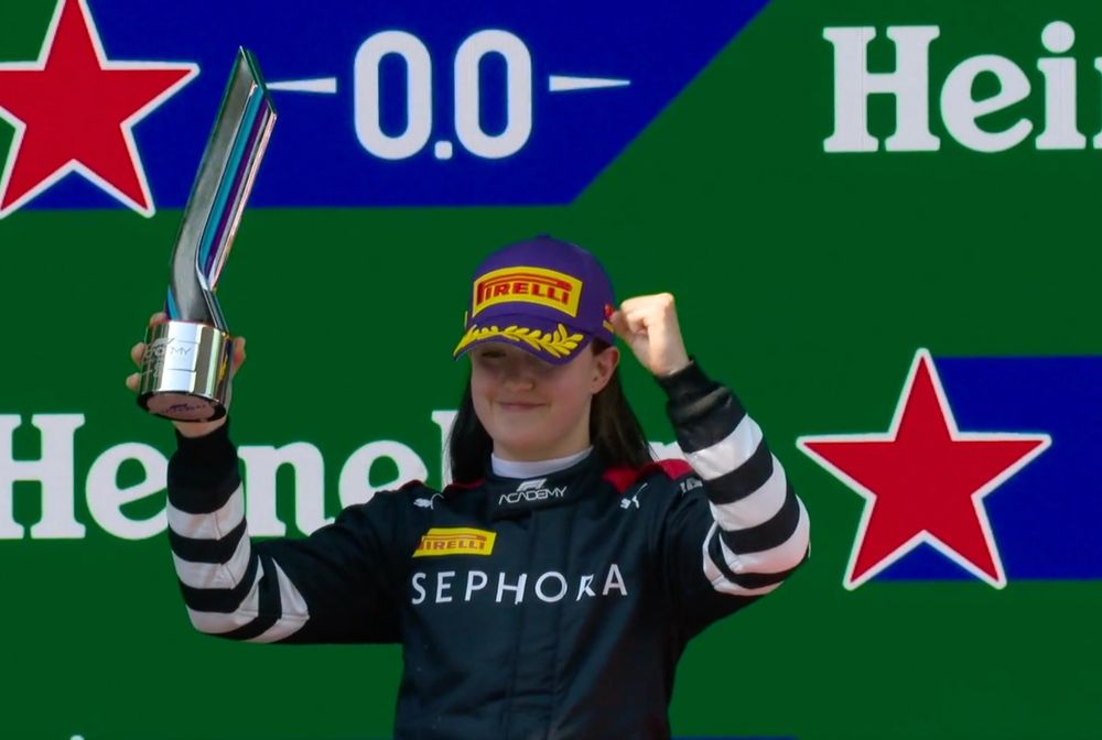 F1 Academy - ¡Natalia Granada, podio en su debut en monoplazas!