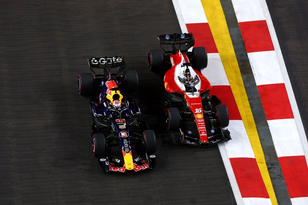 Leclerc explica por qué no arriesgó contra Verstappen: "Habríamos acabado en el muro"