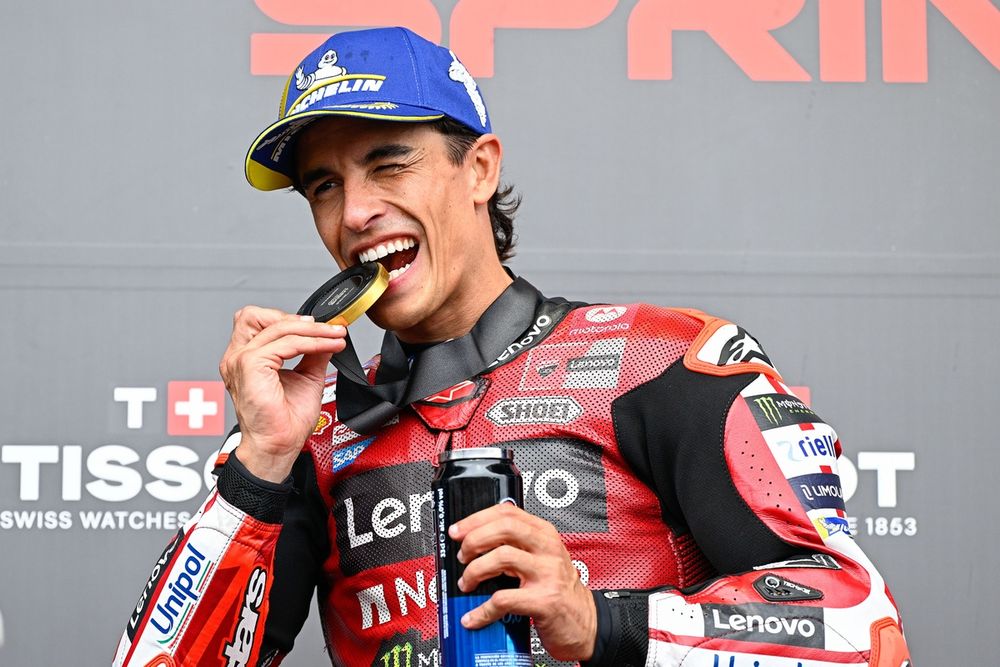 Marquez has taken the points lead thanks to his sprint victory