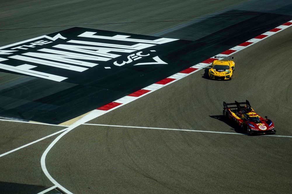#50 Ferrari AF Corse Ferrari 499P: Antonio Fuoco, Miguel Molina, Nicklas Nielsen, #33 TF Sport Corvette Z06 LMGT3.R: Ben Keating, Jonny Edgar, Daniel Juncadella