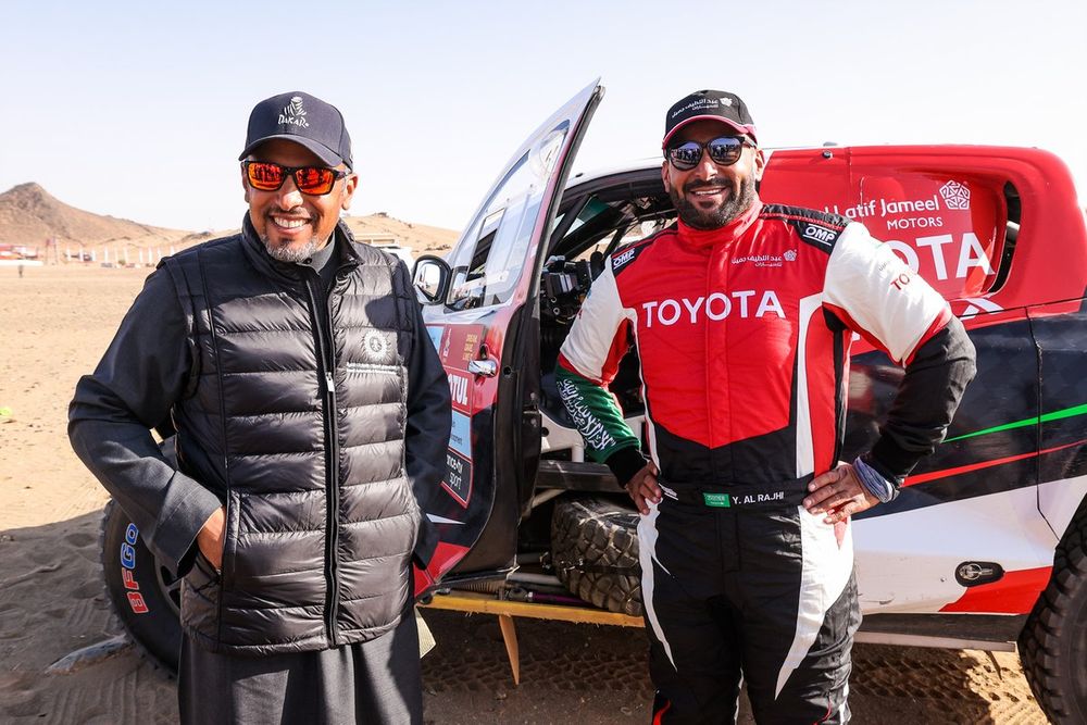 Príncipe Khalid Bin Sultan Abdullah Al Faisal, Presidente de la Federación de Automóviles de Arabia Saudí, #205 Overdrive Toyota : Yazeed Al Rajhi