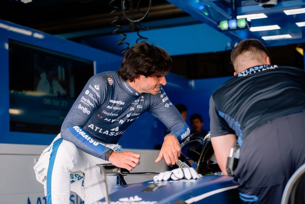 Carlos Sainz, Williams, test de Pirelli en Monza