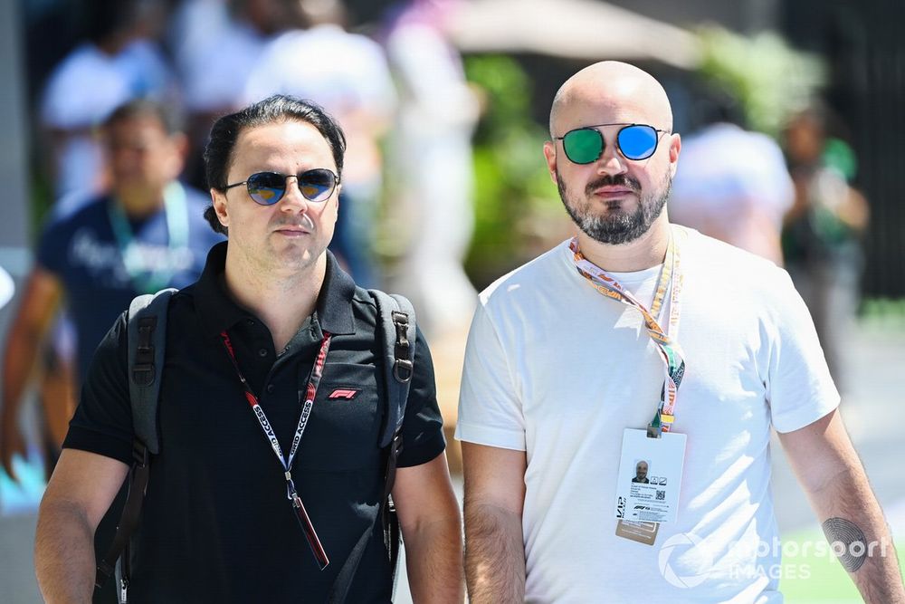Felipe Massa y su hermano Eduardo