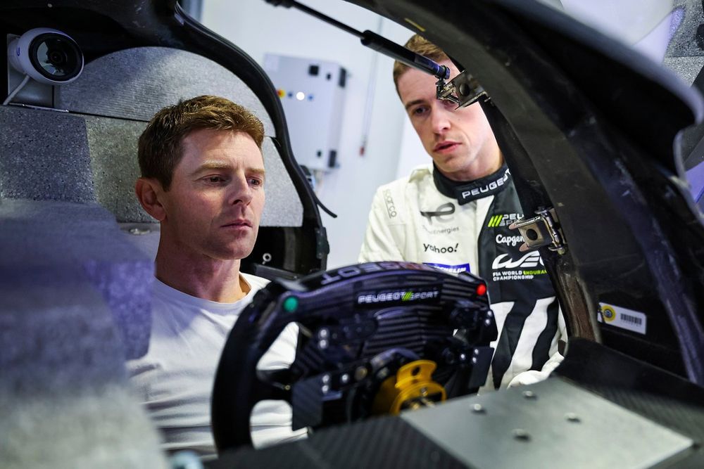 Davidson tested the Peugeot WEC simulator in 2023