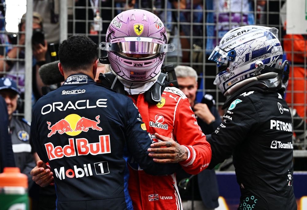 Andrea Kimi Antonelli, Mercedes, Lewis Hamilton, Ferrari, Isack Hadjar, Red Bull Racing