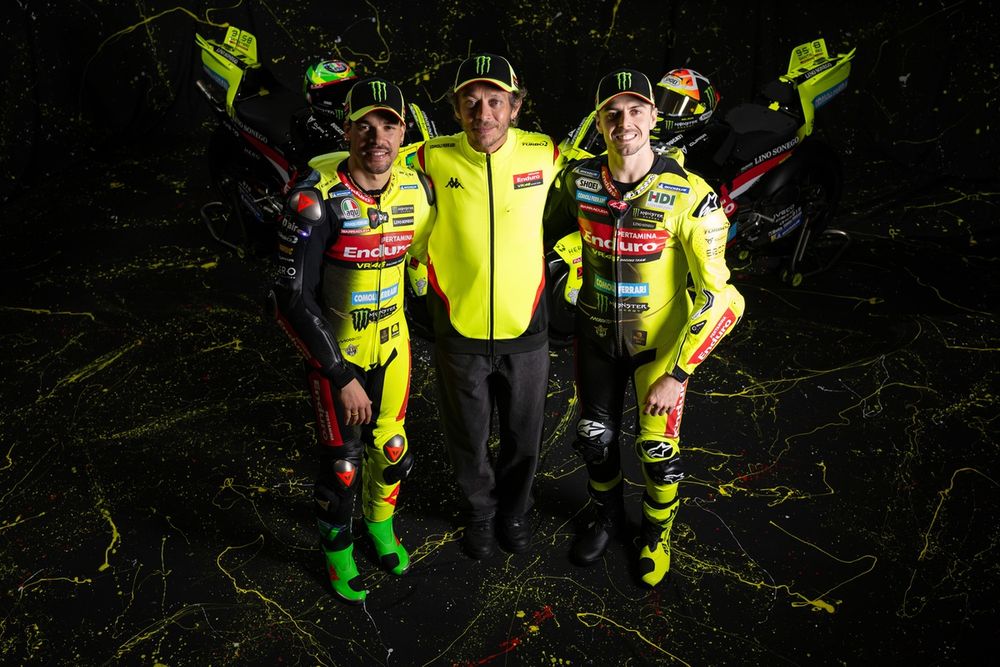 Franco Morbidelli, Fabio di Giannantonio y Valentino Rossi, VR46