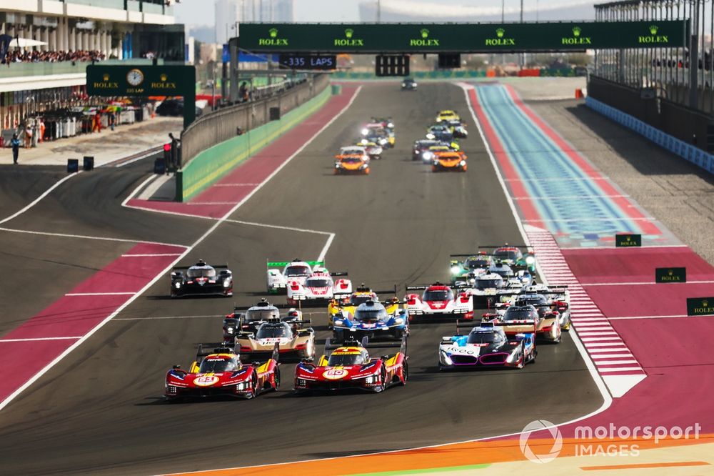 The start of the 2025 Qatar 1812Km