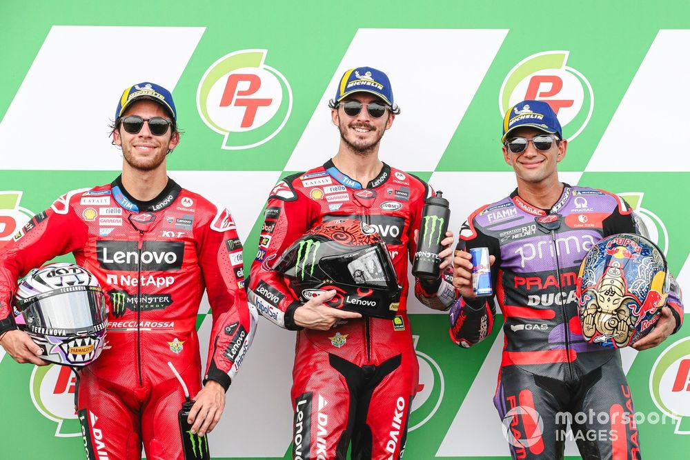Francesco Bagnaia logró su pole 22 con Ducati, superando a Casey Stoner