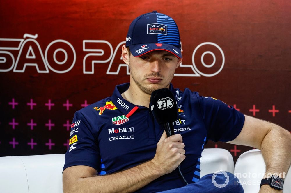 Max Verstappen, Red Bull Racing, in the Press Conference 
