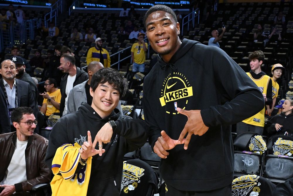 Yuki Tsunoda and Rui Hachimura