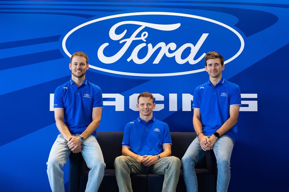Matt Campbell, Nick Yelloly et Tom Blomqvist.