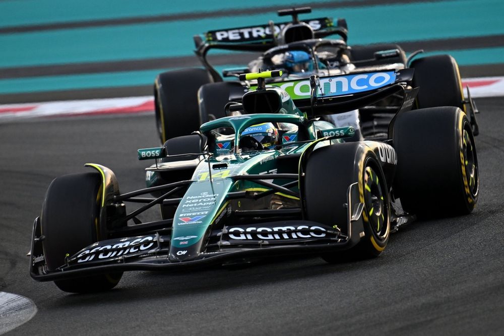 Een sterk optreden in Abu Dhabi bleek voor Alonso niet genoeg om Aston Martin aan P6 bij de constructeurs te helpen.