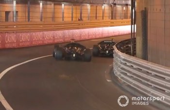 VIDEO: Un milagro en F2 evita un gran accidente en el túnel de Mónaco