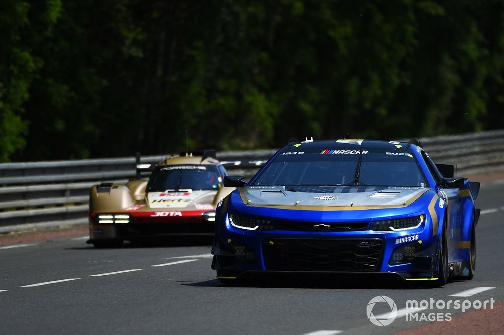 Jenson Button nam in 2023 deel aan de 24 uur van Le Mans met de NASCAR-auto van Garage 56.