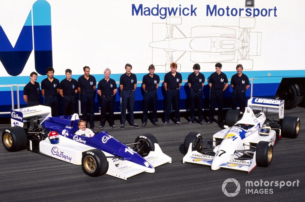 A Madgwick Motorsport team photograph with Cor Euser (NED) in the car
