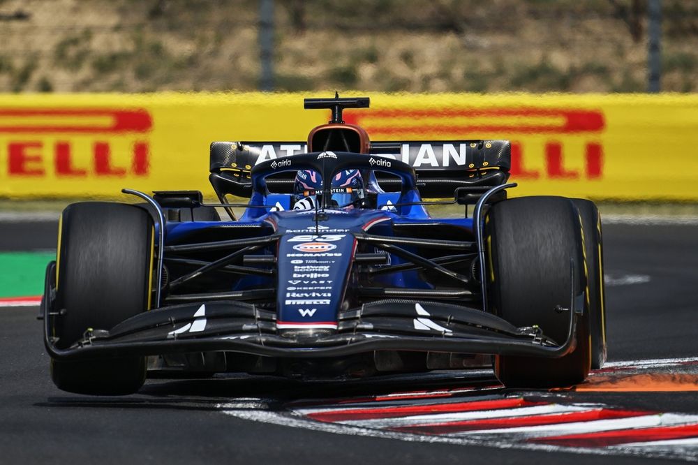 La Williams FW47 était en grande difficulté sur le Hungaroring.