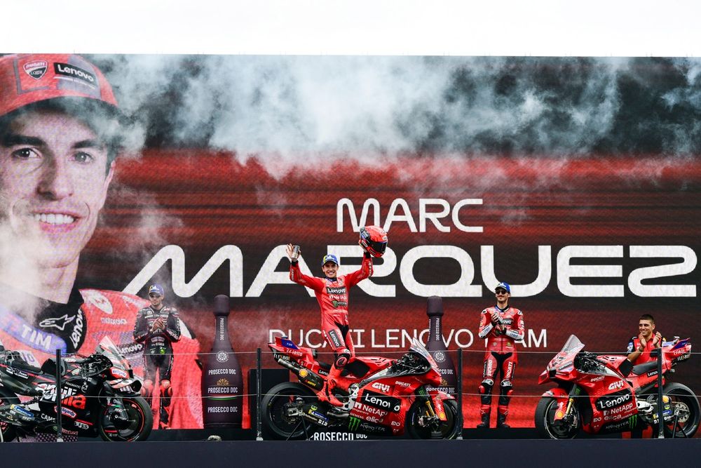 Marc Márquez zegevierde afgelopen jaar bij het 100-jarig jubileum van de TT Assen.