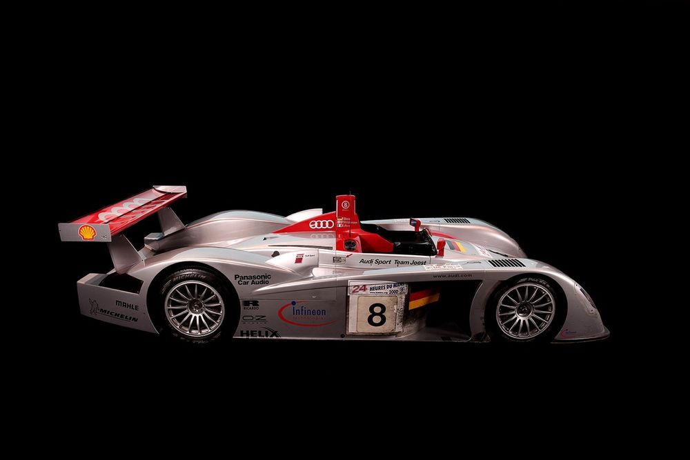 The R8’s short development period and the small size of the team involved make its success all the more exceptional (Chassis #404 pictured)
