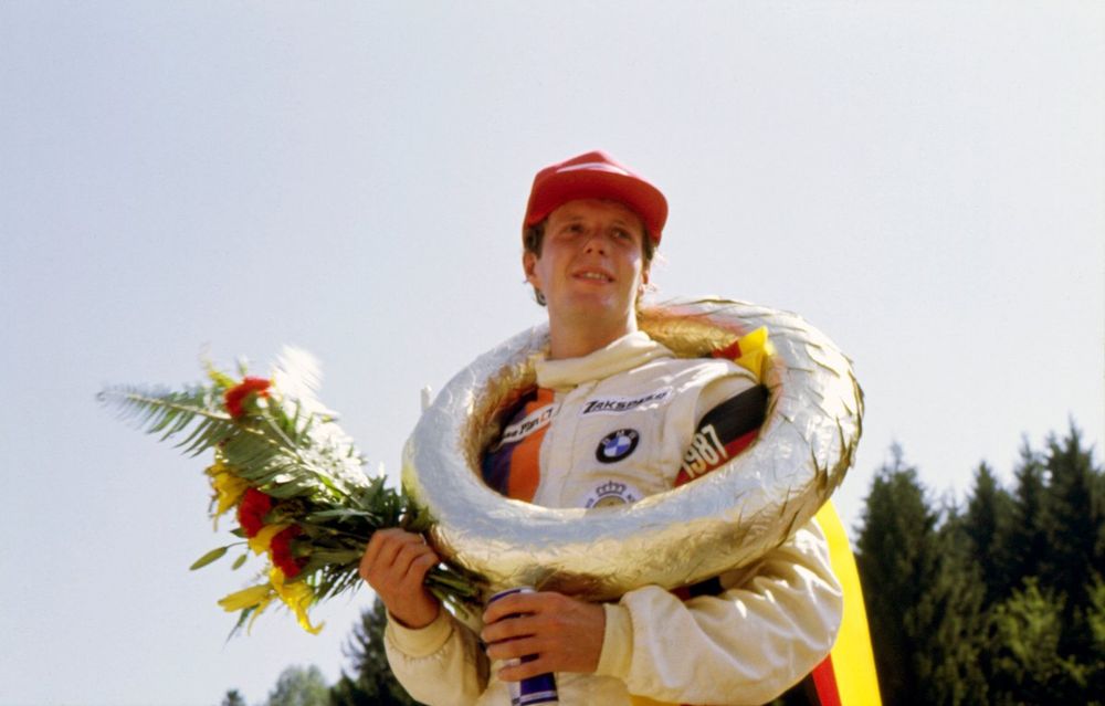 Van de Poele was on double duty racing in DTM and the Spa 24 Hours on the same weekend - taking a podium in one and winning the other!