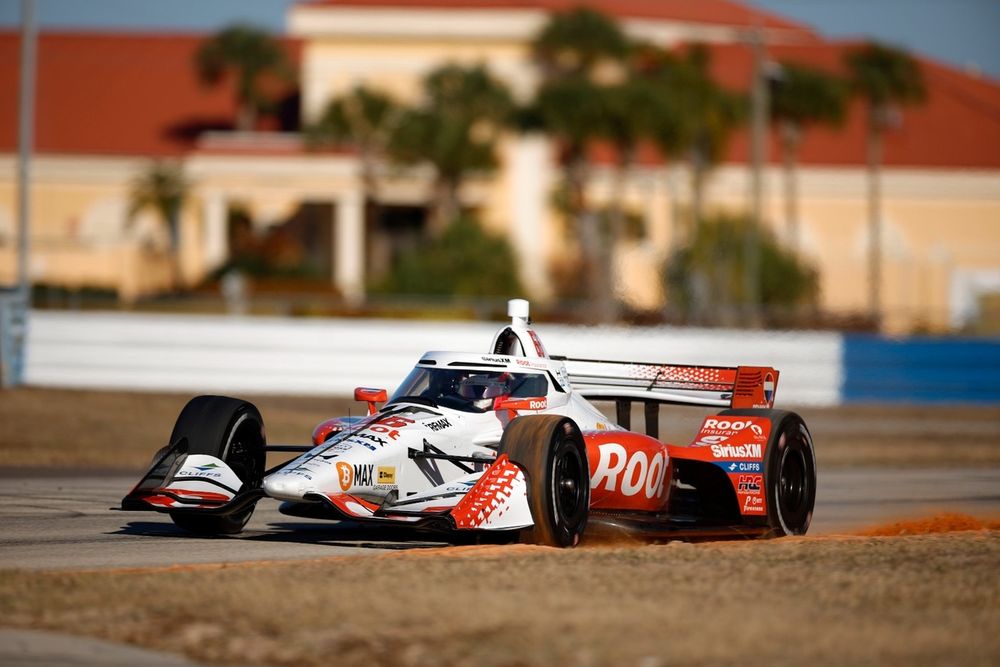 Test de IndyCar en Sebring: Marcus Armstrong lidera la segunda jornada, Palou 11º