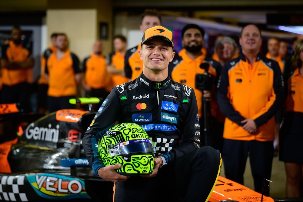 Lando Norris, campeón del mundo de Fórmula 1.