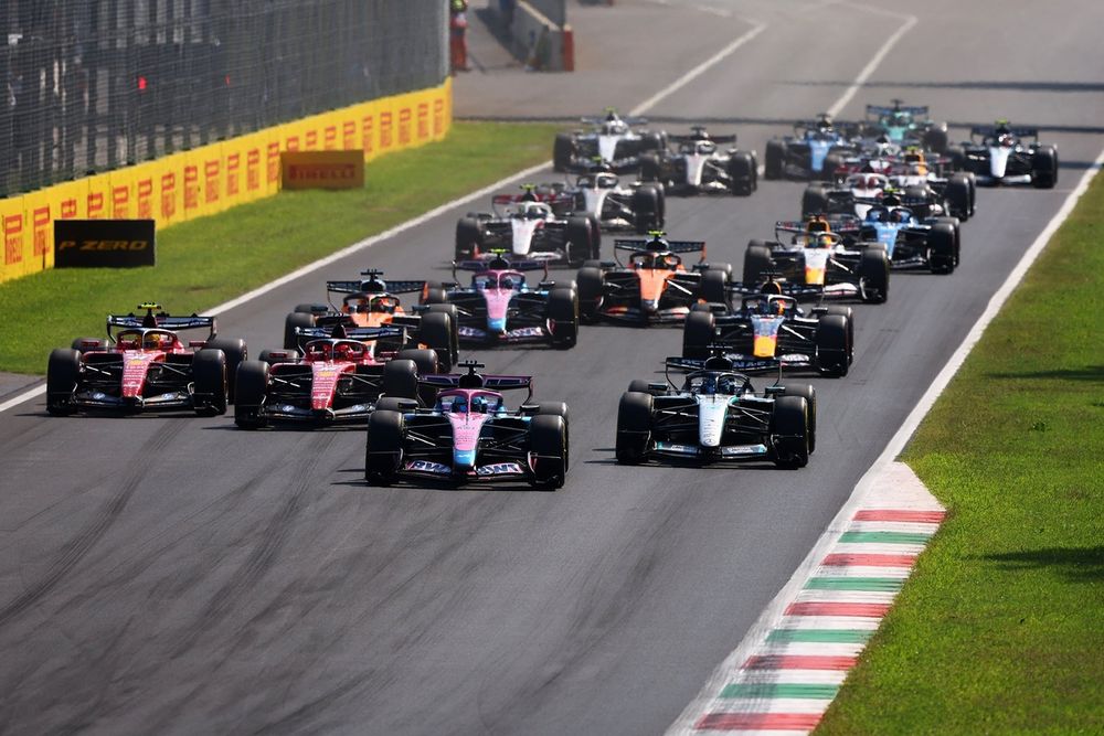 Le départ du Grand Prix d'Italie 2026 de F1.