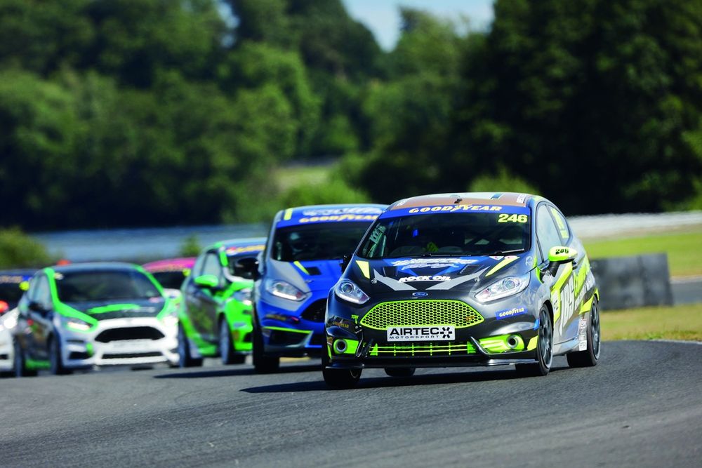 Brickley had a hard fight
with Alastair Kellett for
2022 Fiesta ST240 glory
