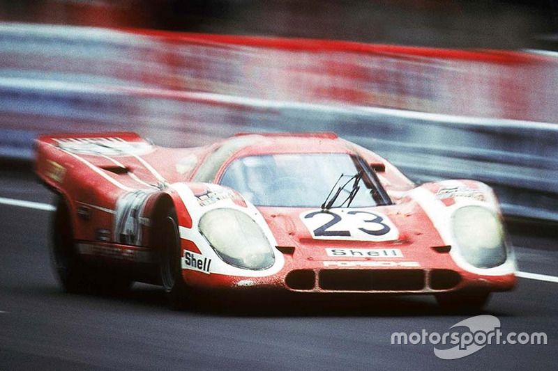 Hans Herrmann aux 24 Heures du Mans 1970.