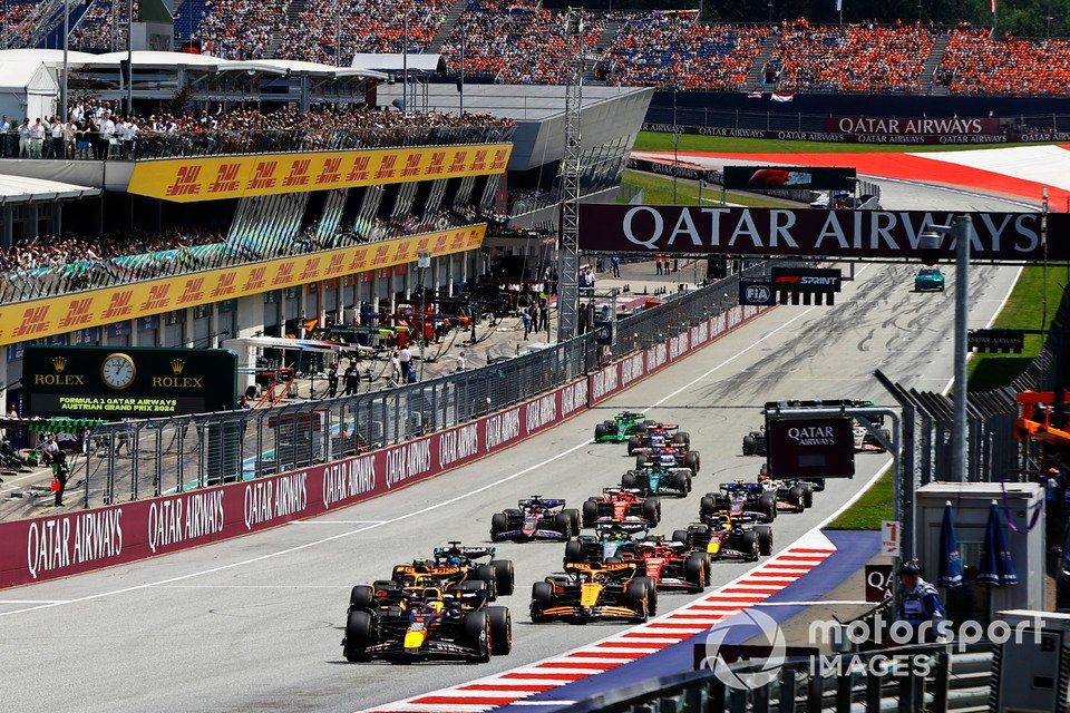 Parrilla de salida GP de Austria F1 2024
