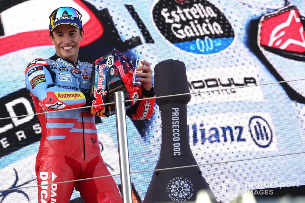 El pasado año, con la Ducati de Gresini, Marc ya acarició la victoria en Barcelona con un doble podio