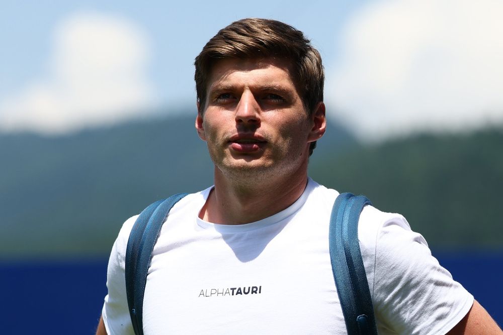 Max Verstappen, Red Bull Racing, este jueves en Austria