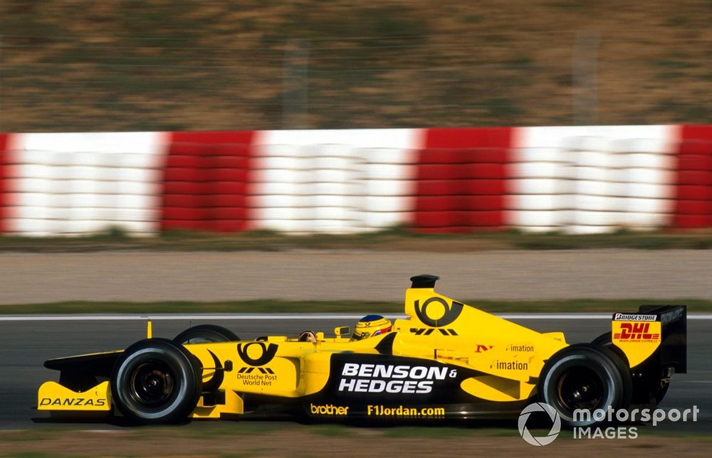 Marcel Lasee (GER) made his debut Formula One test with the Jordan team in last year