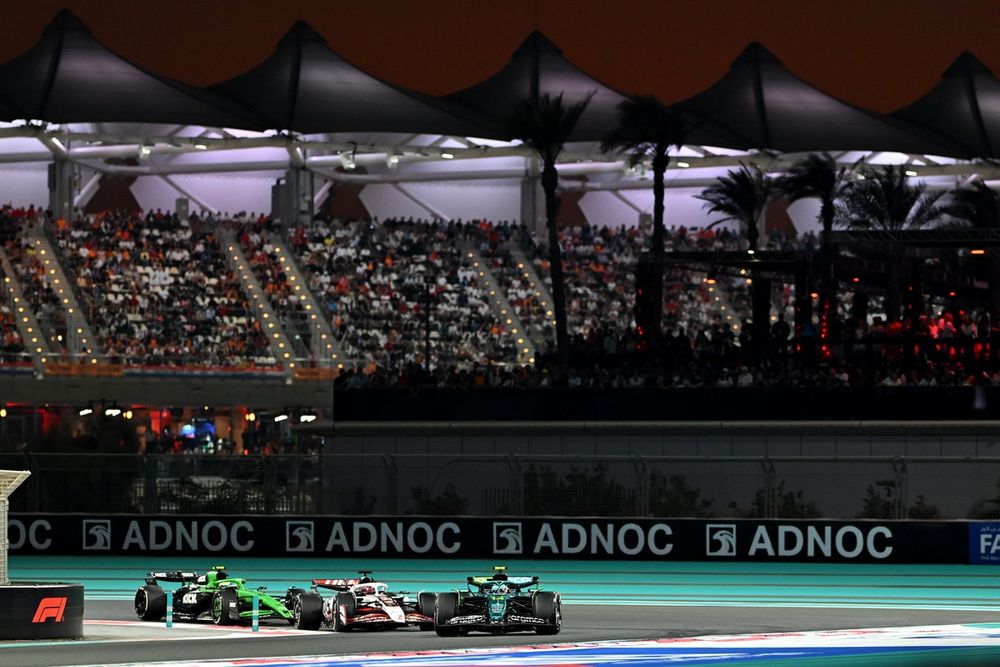 Fernando Alonso, Aston Martin Racing, Esteban Ocon, Haas F1 Team, Gabriel Bortoleto, Sauber