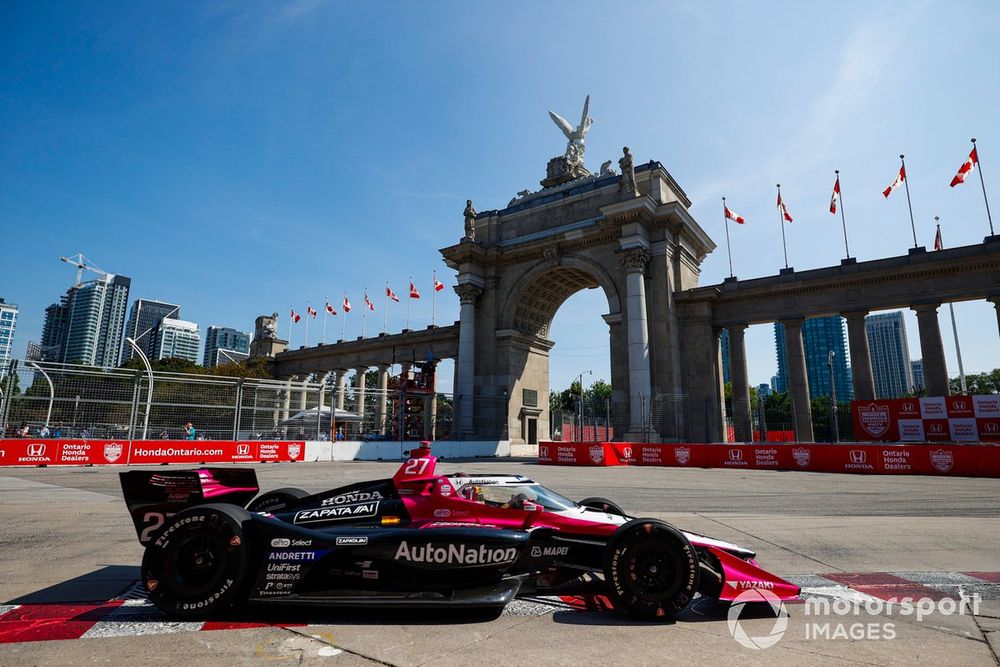 Kyle Kirkwood, Andretti Global Honda in the 2024 Toronto Indy weekend