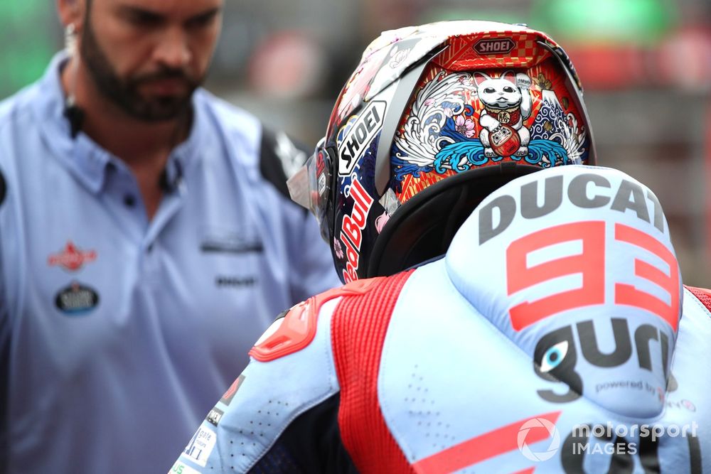 Marc Márquez s'est cru en pole position mais part finalement de la troisième ligne.