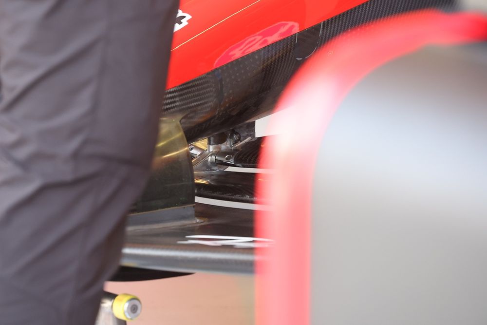 Ferrari SF-26, dettaglio del comando dell'ala anteriore