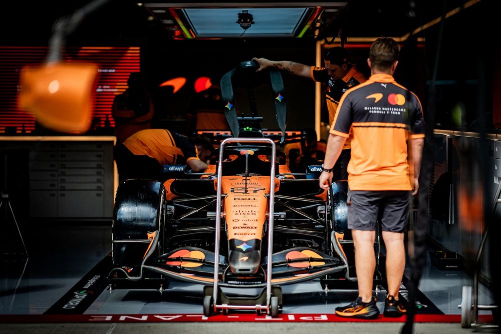 McLaren team