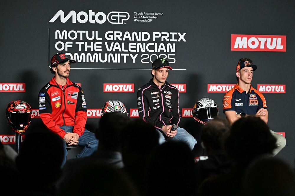 Pedro Acosta, Red Bull KTM Factory Racing, Francesco Bagnaia, Ducati Team, Marco Bezzecchi, Aprilia Racing