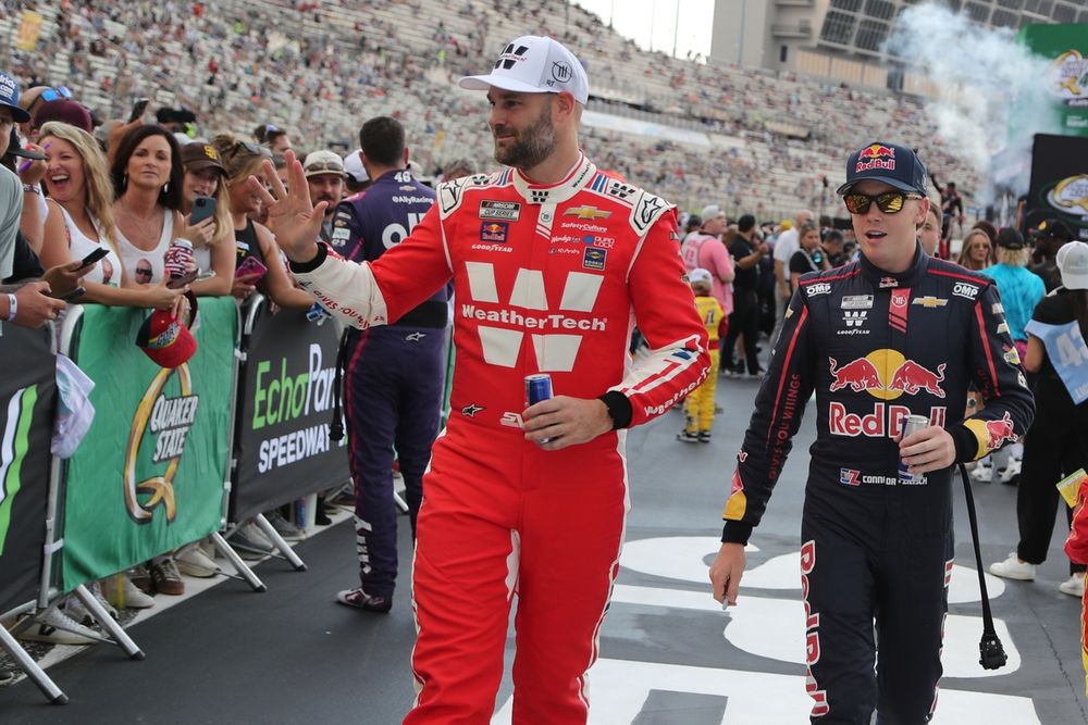 Shane van Gisbergen and Connor Zilisch, Trackhouse Racing Team Chevrolet