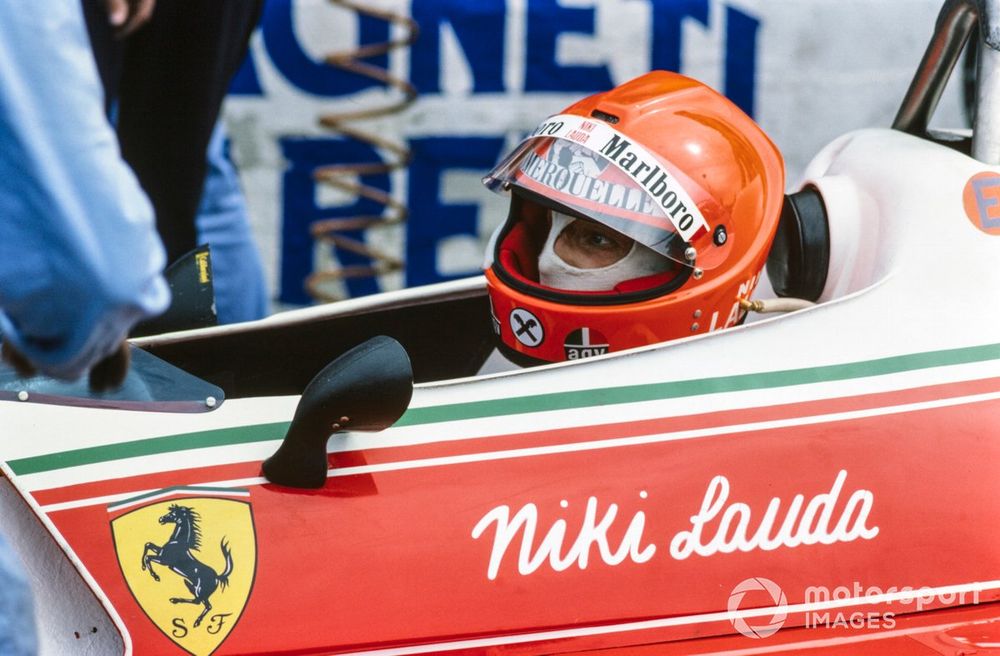 Niki Lauda en su Ferrari 312T2